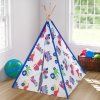 Olive Kids Trains, Planes and Trucks Canvas Teepee