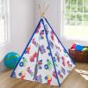 Olive Kids Trains, Planes and Trucks Canvas Teepee