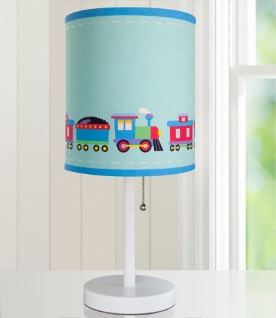 Olive Kids Trains, Planes, Trucks Cylinder Lamp