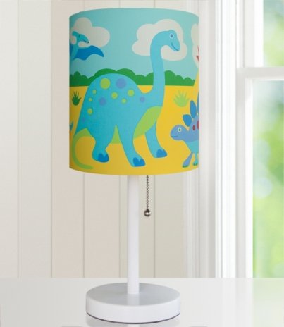 Olive Kids Dinosaur Land Cylinder Lamp