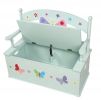 Olive Kids Butterfly Garden Bench Seat w/ Storage