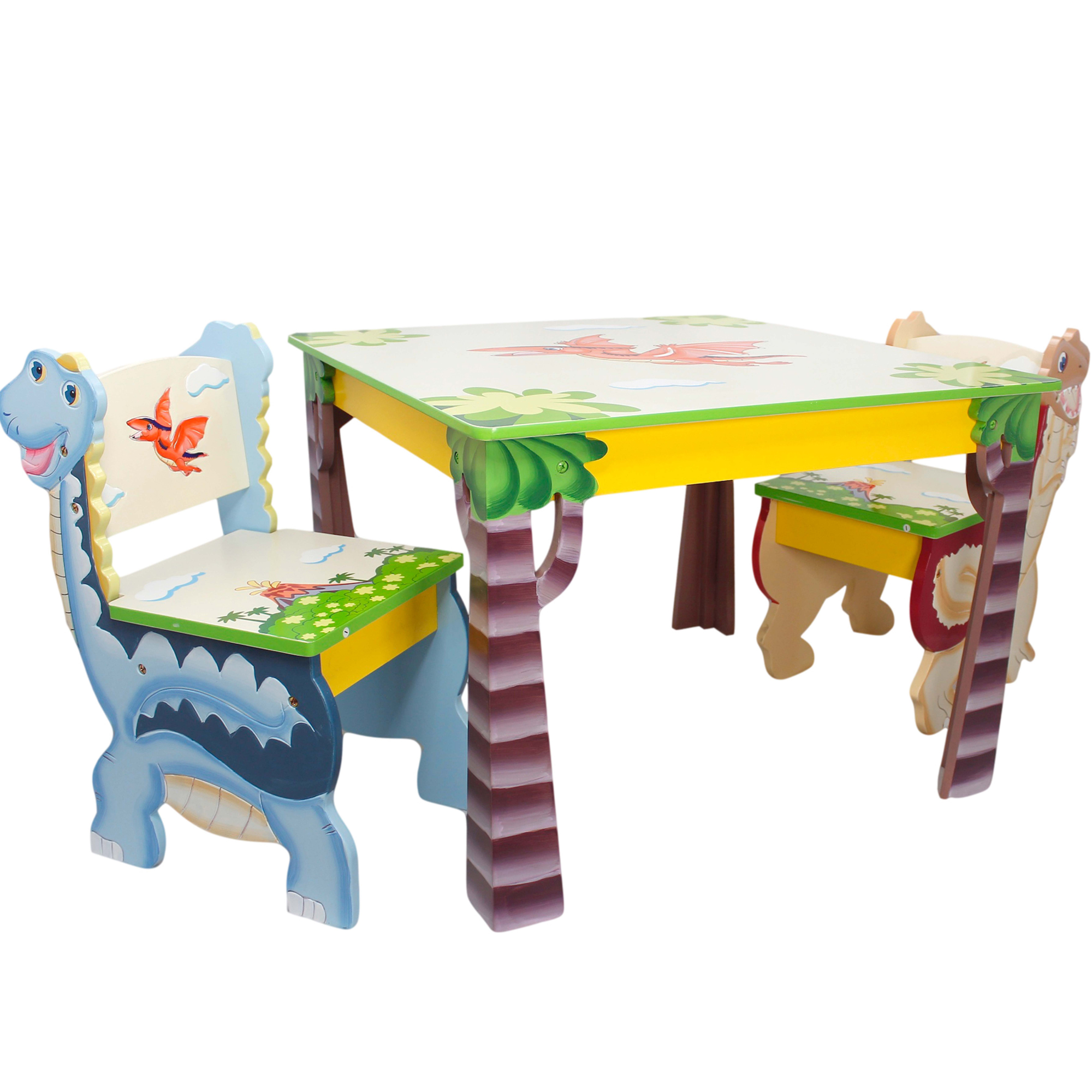 Набор детской мебели стол и стул из дерева
