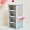 Olivia's Little World - Polka Dots Princess 18" Doll Dresser with 3 Hangers - Grey