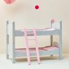 Olivia's Little World - Polka Dots Princess 18" Doll Double Bunk Bed - Grey