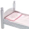 Olivia's Little World - Polka Dots Princess 18" Doll Double Bunk Bed - Grey