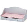 Olivia's Little World - Polka Dots Princess 18" Doll Trundle Bed - Grey