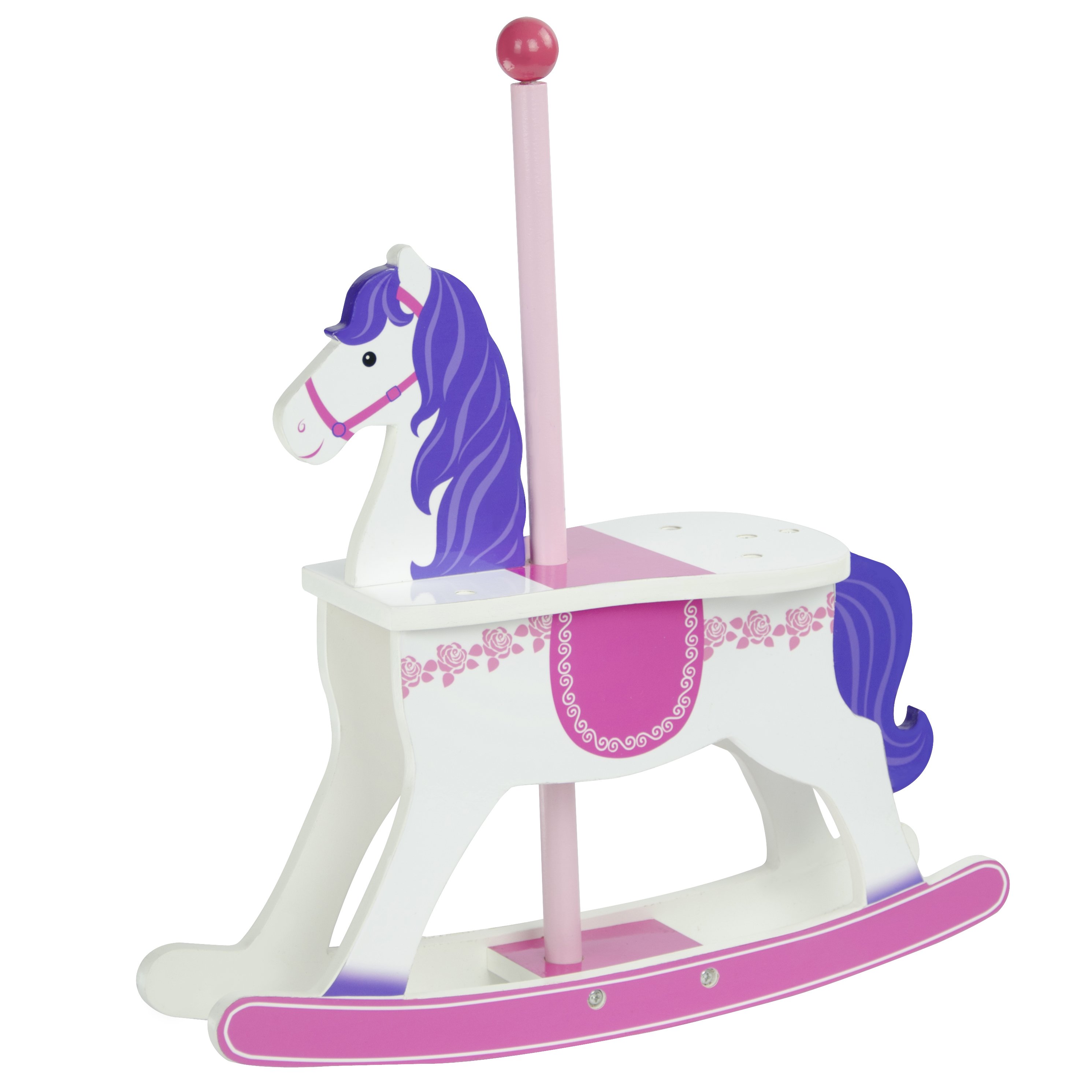 Olivia's Little World - Little Princess 18" Doll Carousel Rocking Horse