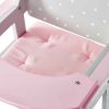 Olivia's Little World - Polka Dots Princess Baby Doll High Chair - Grey