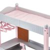 Olivia's Little World - Polka Dots Princess 18" Doll College Dorm Double Bunk Desk - Grey