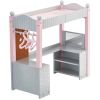 Olivia's Little World - Polka Dots Princess 18" Doll College Dorm Double Bunk Desk - Grey