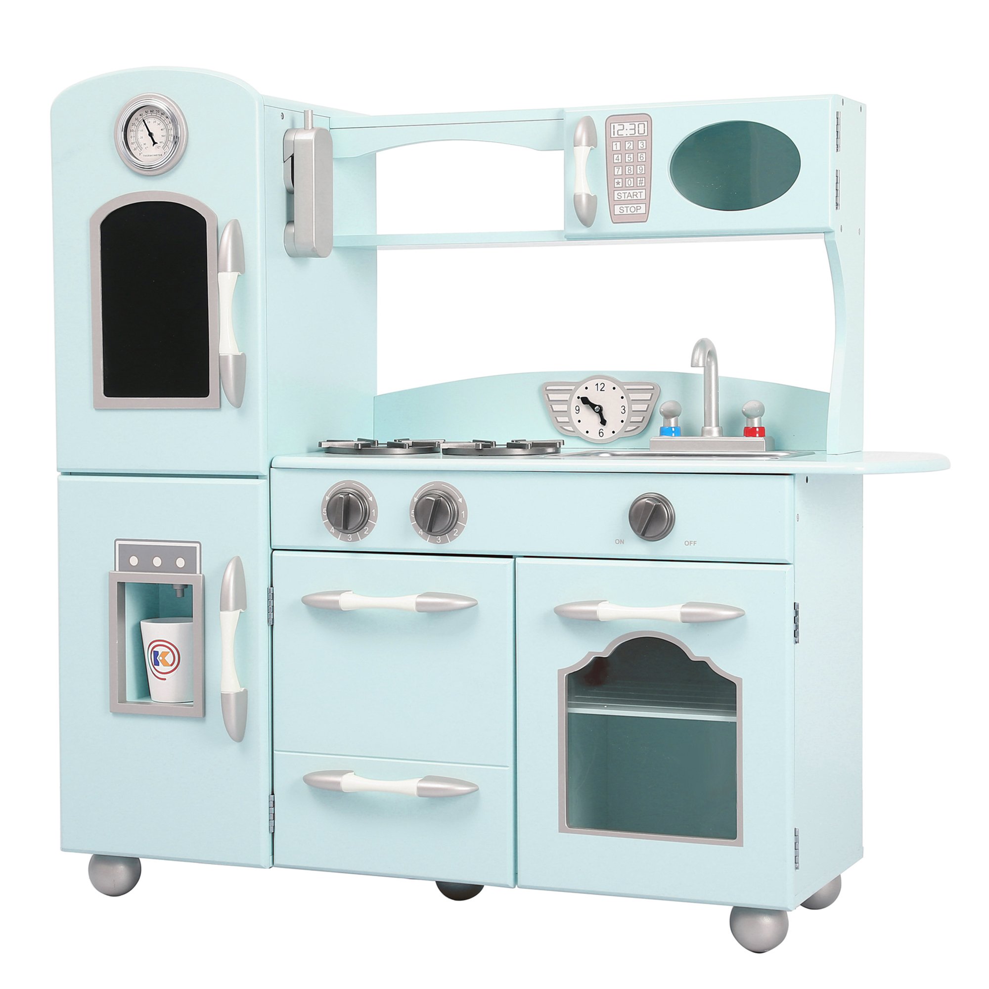 Teamson Kids - Retro Play Kitchen - Mint (1 Piece)