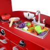Teamson Kids - Retro Red Play Kichen (1 Piece)