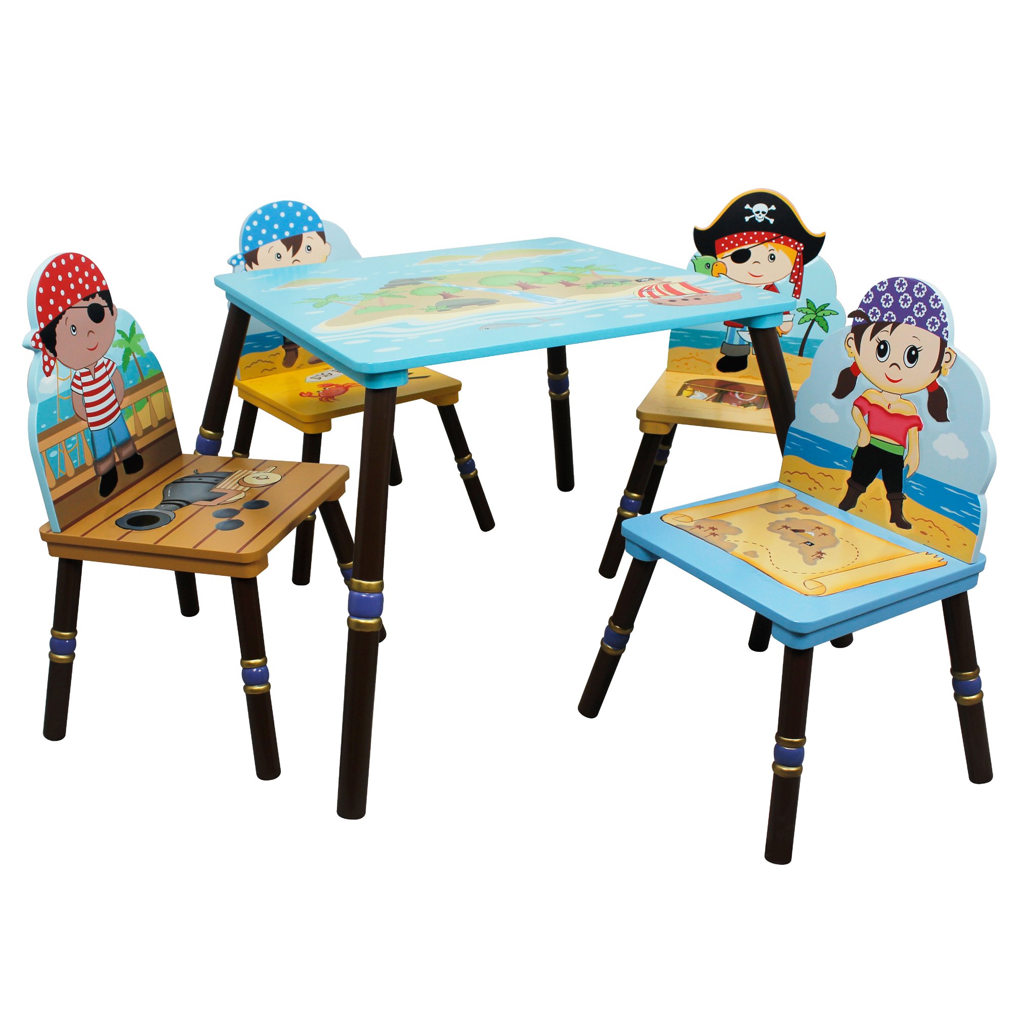 Fantasy Fields - Pirate Island Table & Set of 4 Chairs