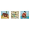 Fantasy Fields - Pirate Island Wooden Wall Art Set