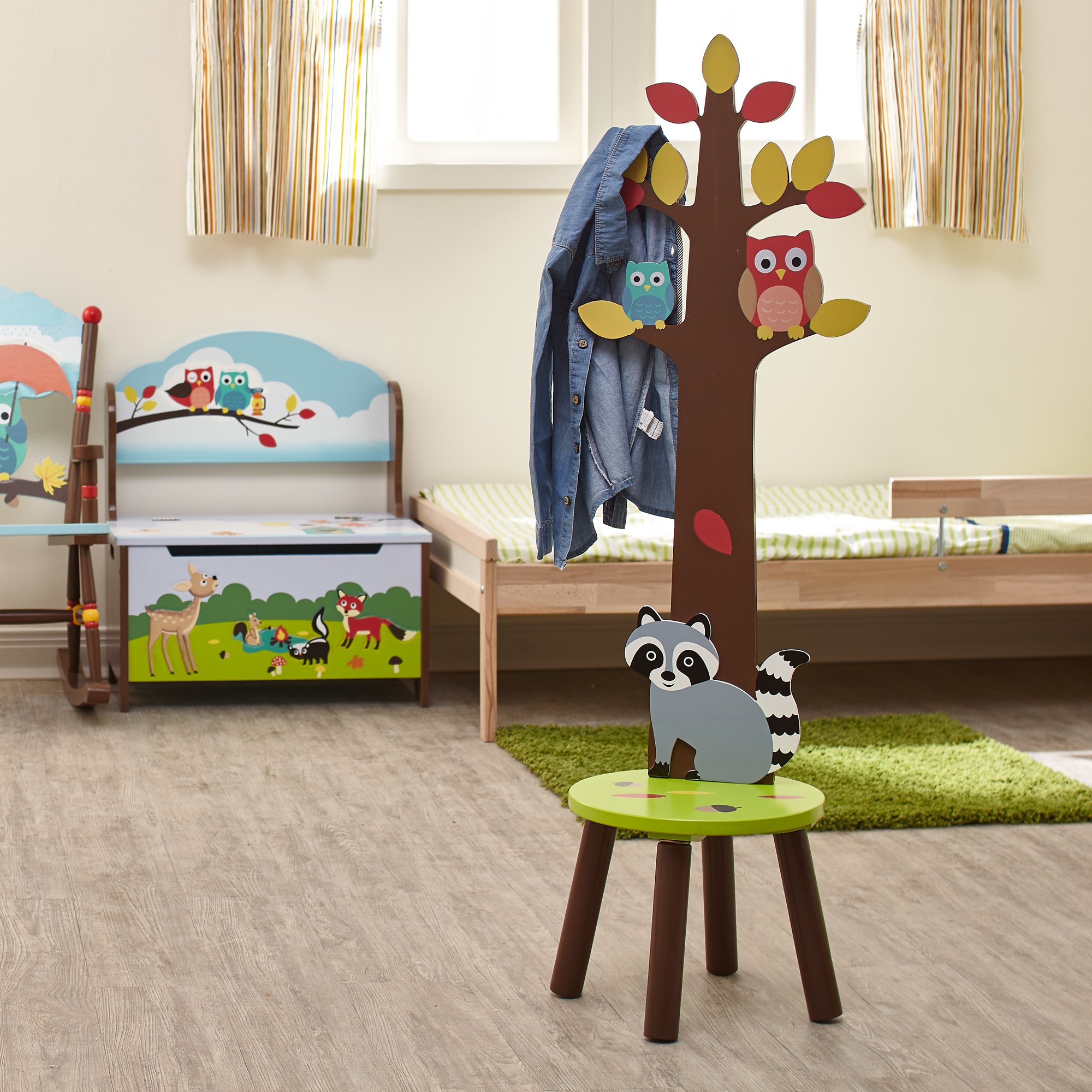 Fantasy Fields- Enchanted Woodland Stool with Coat Rack