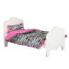 Olivia's Little World - Little Princess 18" Doll Bedding - Zebra Prints