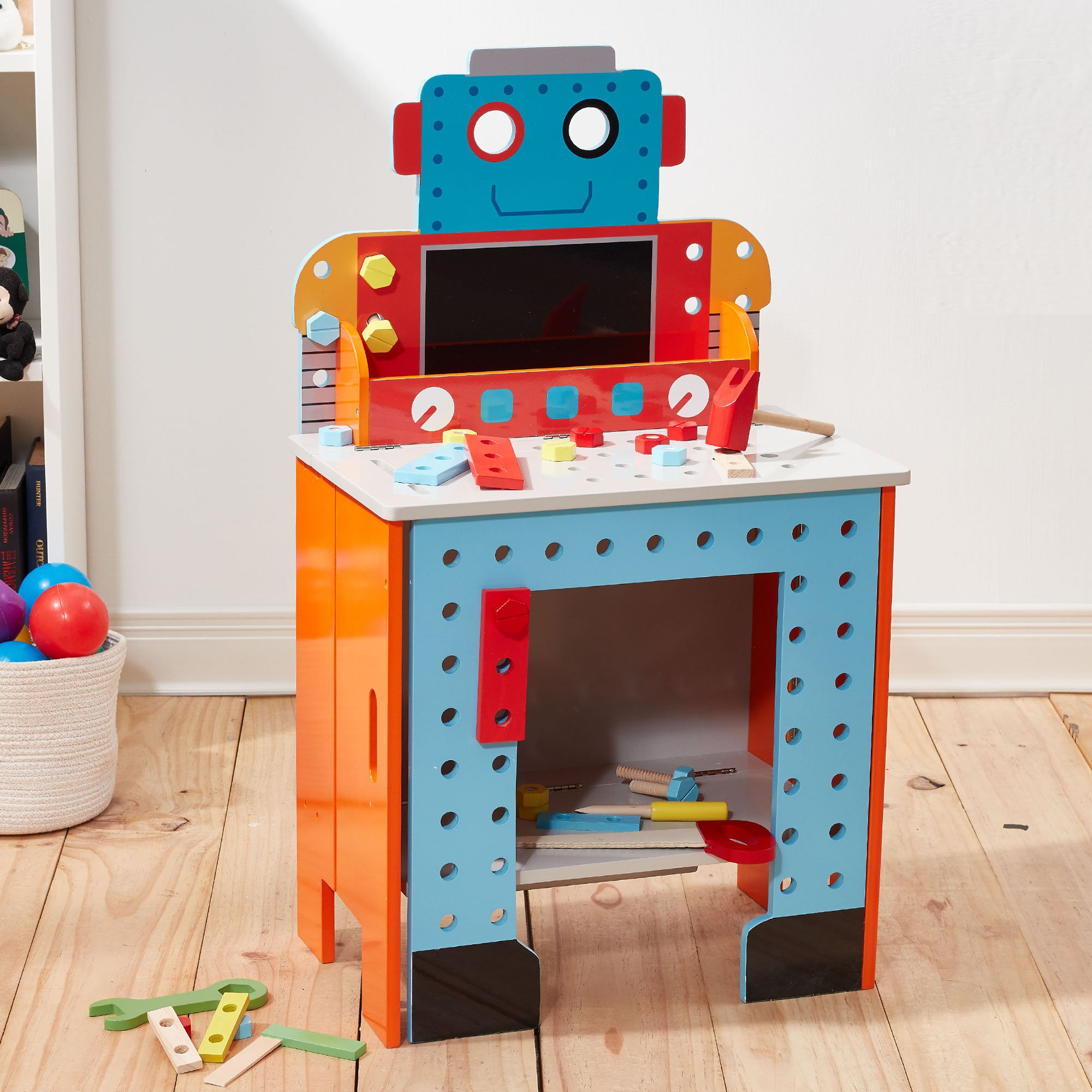 Teamson Kids - Little Engineer Foldable Robot Workbench