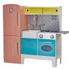 Teamson Kids - Playful Bubble Gum Wooden Play Kitchen