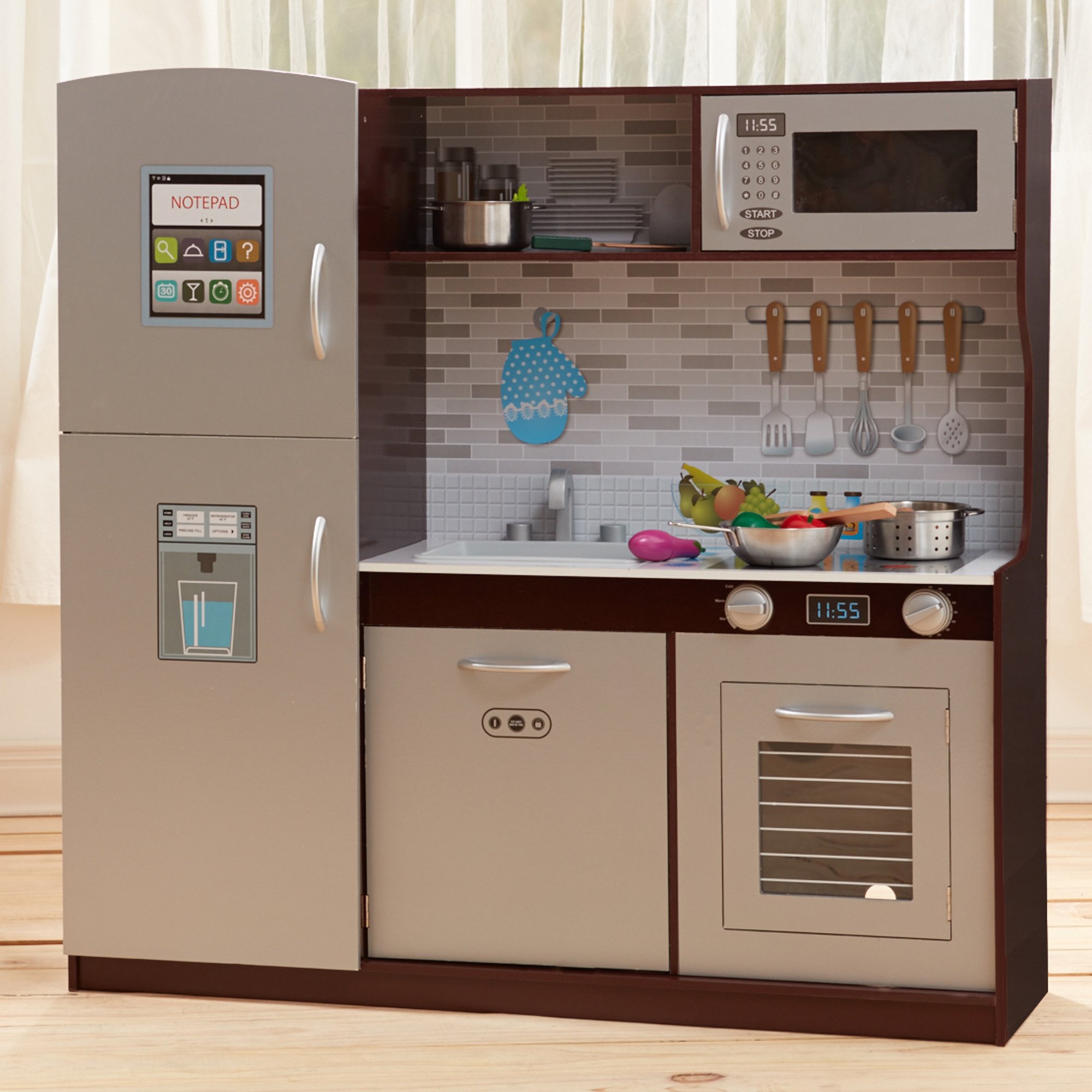 Teamson Kids - Uptown Play Kitchen - Espresso (1 Piece)