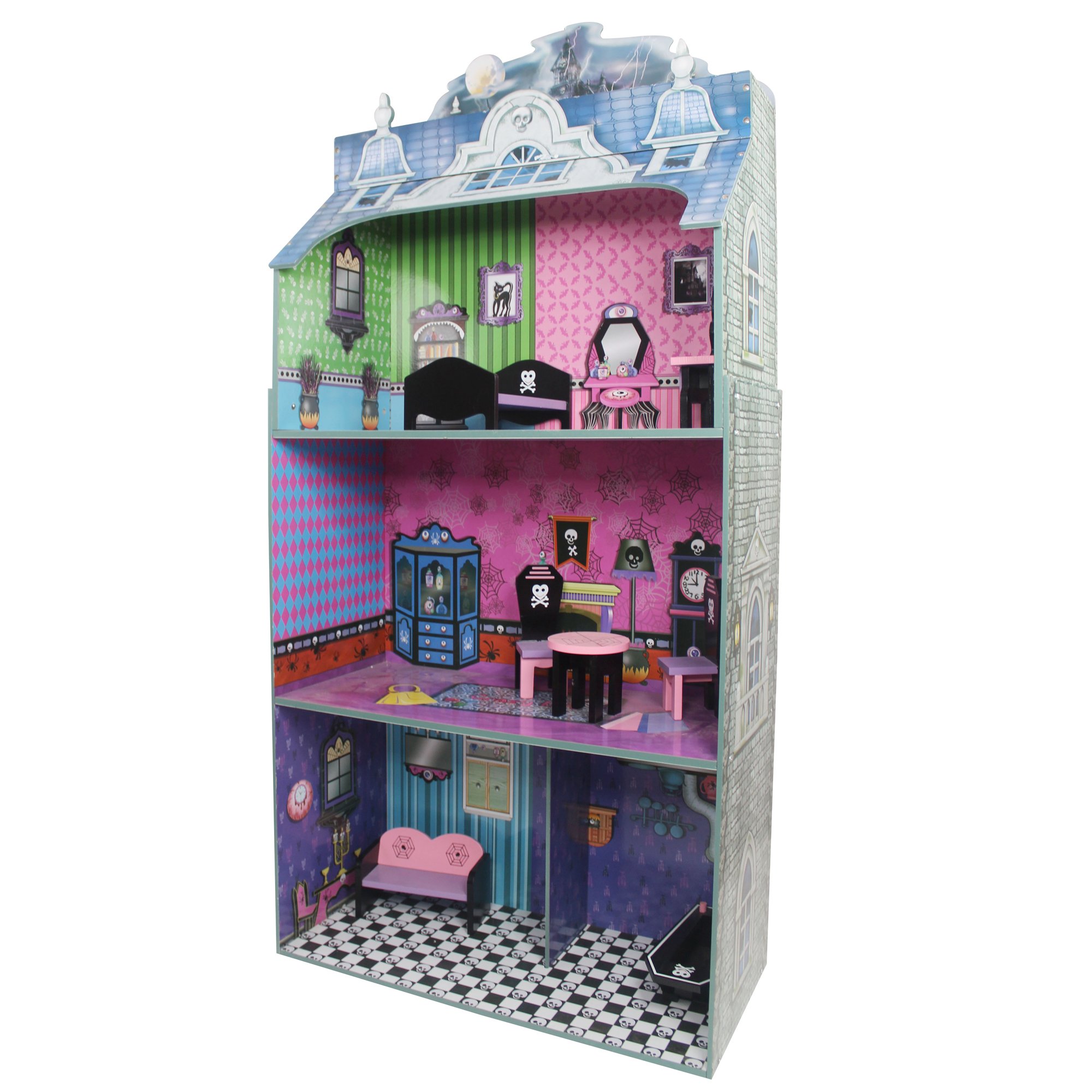 Teamson Kids - Monster Mansion Doll House