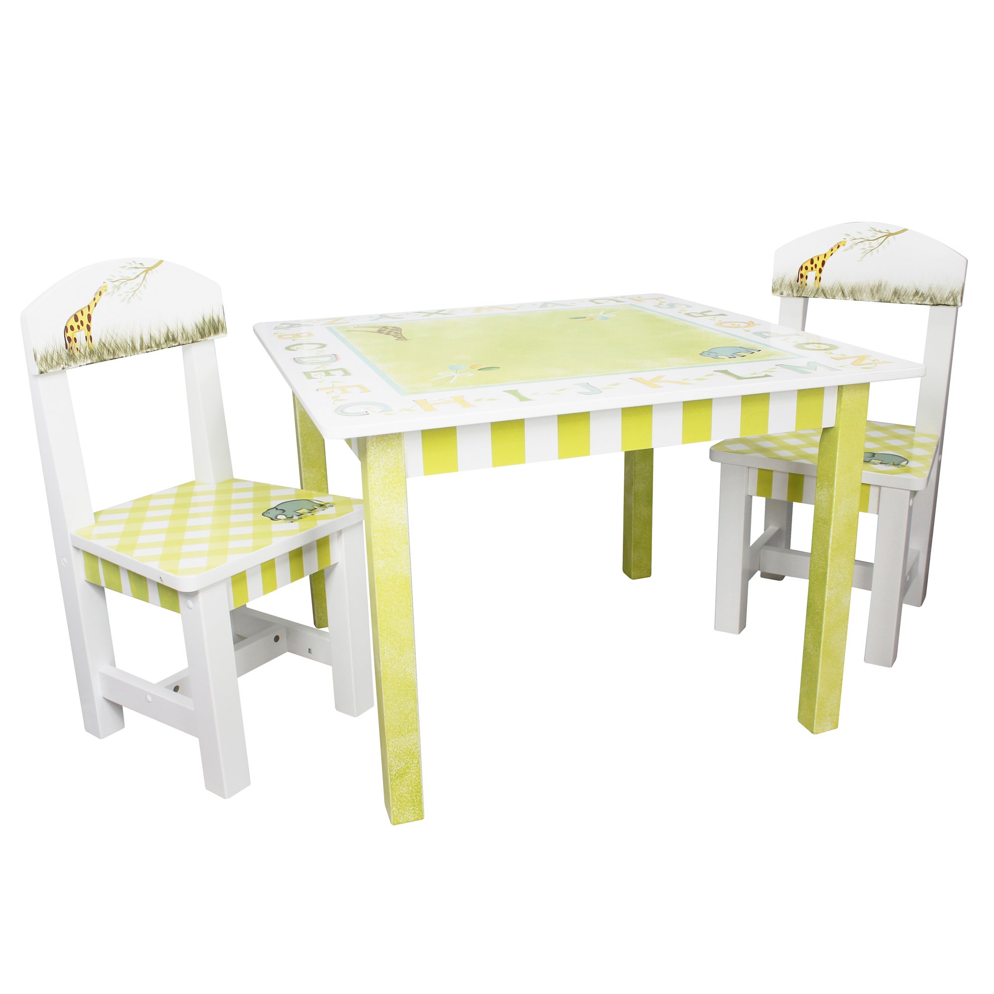 Fantasy Fields - Alphabet Table & Set of 2 Chairs