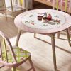Fantasy Fields - Crackled Rose Table & Set of 2 Chairs