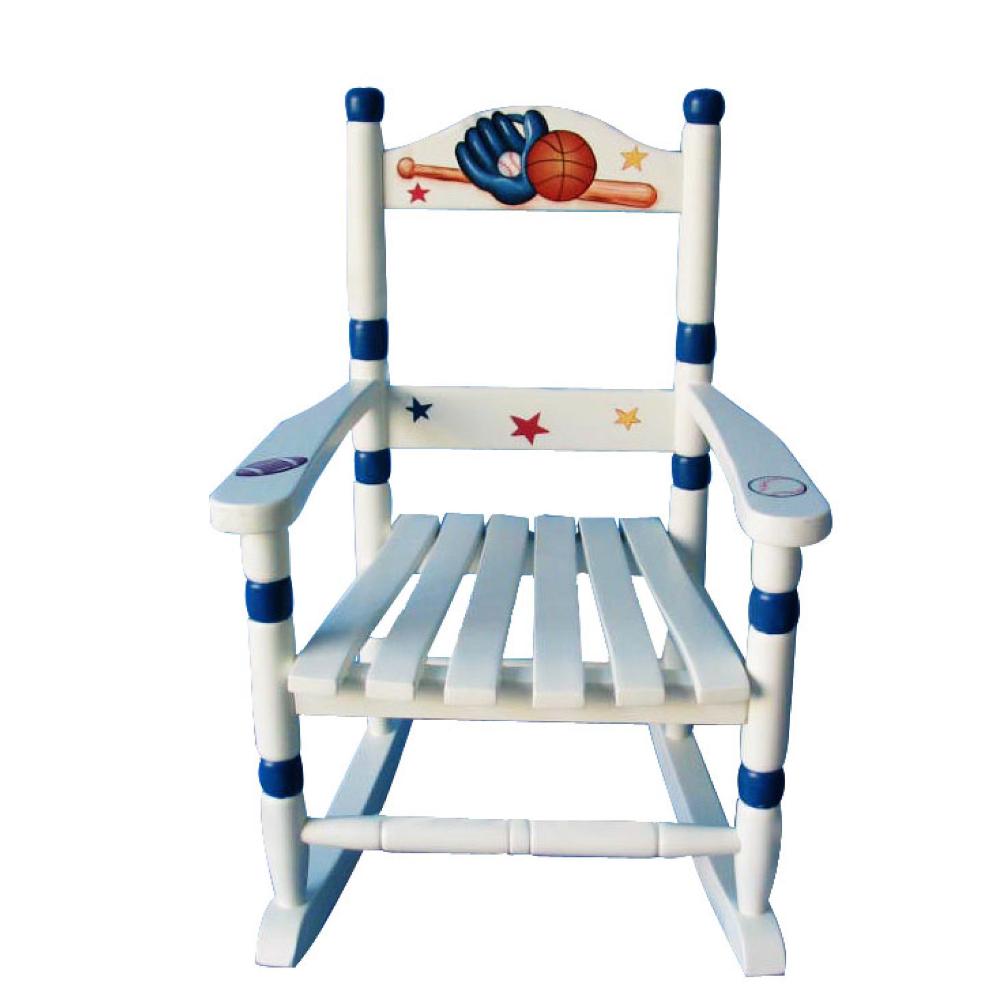 Teamson Kids - All Star Game Rocking Chair -Baseball