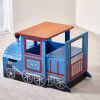 Teamson Kids - Trains & Trucks Train Writing Desk