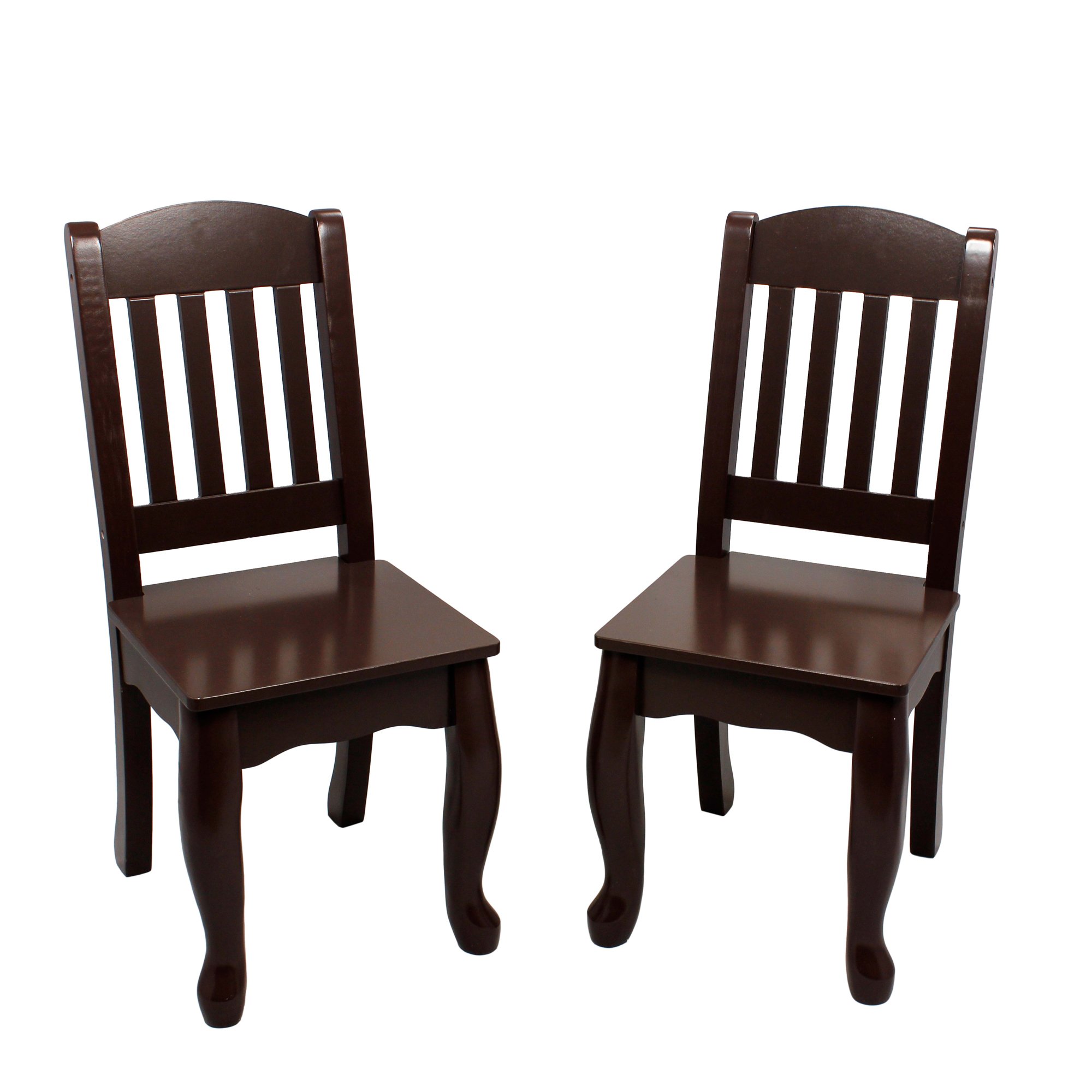 Teamson Kids - Windsor Set of 2 Chairs - Expresso