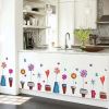 Wall Decal Stickers Flowers Insect Butterfly Potted Plant Home Decor Bedroom