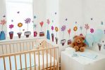 Wall Decal Stickers Flowers Insect Butterfly Potted Plant Home Decor Bedroom