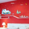 Christmas Snow Christmas Snow Decoration Bedroom Wall Stickers Wallpaper
