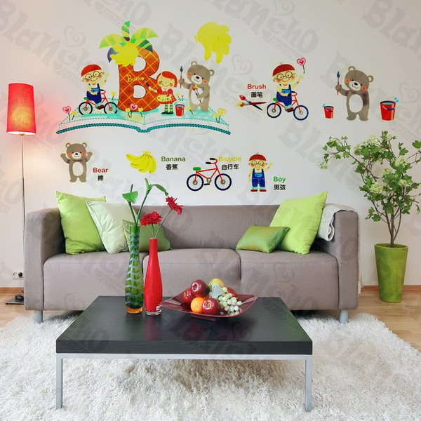 Back To School - Wall Decals Stickers Appliques