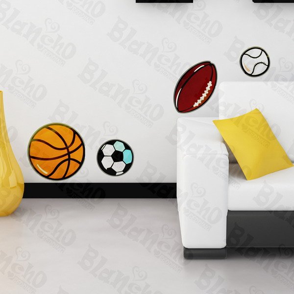 Ball Collection - Wall Decals Stickers Appliques