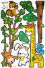 Giraffe Friends - X-Large Wall Decals Stickers Applique