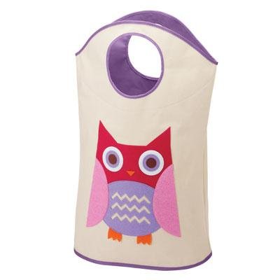 Kids Canvas Hamper Tote Owl
