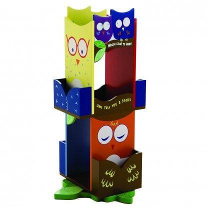 Levels of Discovery Owls Revolving Bookcase