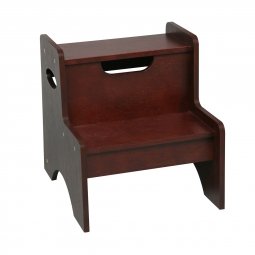 Levels of Discovery Espresso Two Step Stool