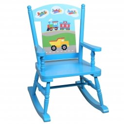 Olive Kids Trains, Planes, Trucks Rocking Chair